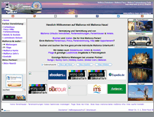 Tablet Screenshot of mallorca-haus-vermietung.eu
